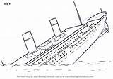 Titanic Sinking Boats Sink Desenho Zeichnen Schiff Ausmalen Sinkende Rms Barcos Wreck Britannic 1912 Colouring Bateau Iceberg Calendar sketch template