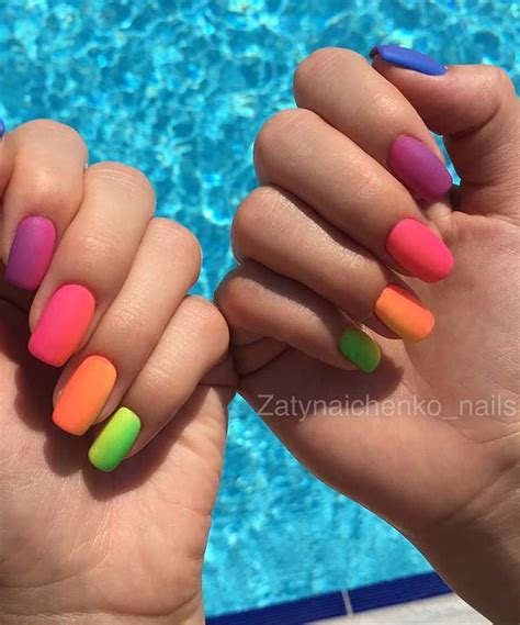 colorful nail art designs  scream summer page    stayglam