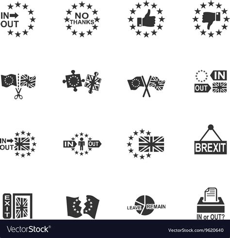 symbol brexit royalty  vector image vectorstock