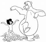 Mowgli Baloo Dschungelbuch Ausmalbilder Walt Colorare Giungla Ausdrucken Orso Kaa Rapunzel Shere Raskrasil sketch template