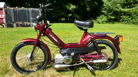 puch maxi pc red moped  moped army