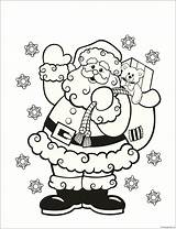 Pages Santa Coloring Color Printable Print Christmas Coloringpagesonly Holidays sketch template