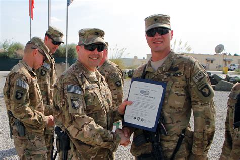 currahee special troops receive awards article  united states army