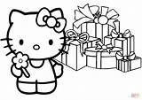 Kitty Hello Pages Coloring Angel Getcolorings Christma sketch template