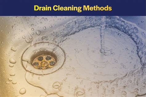 drain cleaning methods vip sewer drain services