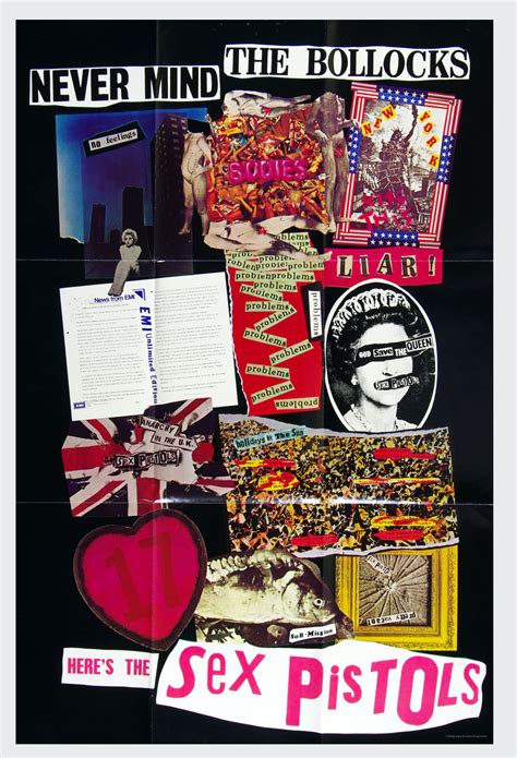 sex pistols poster never mind the bollocks 1977 album promo 25 x 38 store listing rock