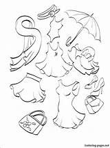 Coloring Pages Majestic Getcolorings Sheet Dress sketch template