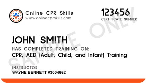 cpr certificate  cpr skills training  certification