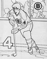 Bruins Ucla Boston Goalie sketch template