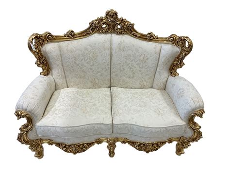 ds silik lo stile  classe italian rococo style carved gilt  seat