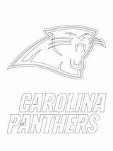 Panthers Carolina Coloring Pages Getcolorings sketch template