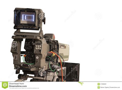 tv camera stock image image  production  television