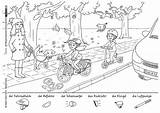 Verkehrserziehung Fahrrad Verkehr Vorschule Grundschule Radtke übungen Sachunterricht Illustratorenfuerfluechtlinge sketch template