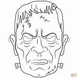 Frankenstein Coloring Mask Face Pages Drawing Printable Halloween Masks Paintingvalley Crafts Drawings Paper Categories sketch template