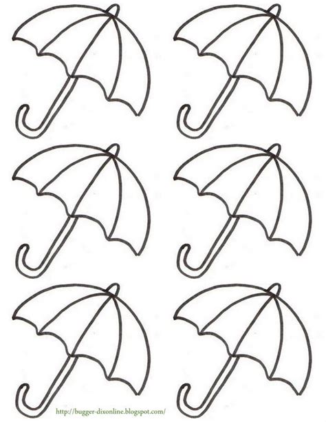 printable umbrella pattern coloring home