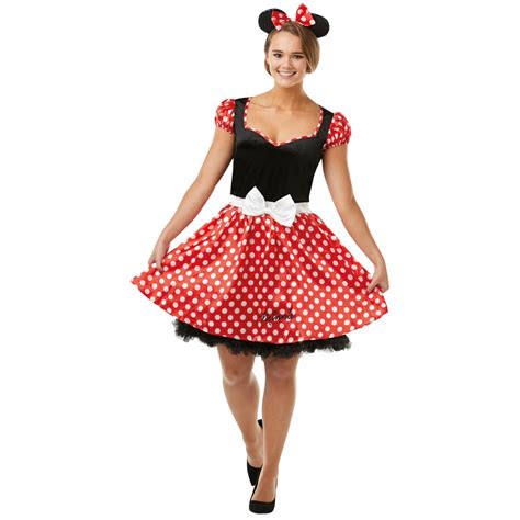 costume adult minnie mouse dots m