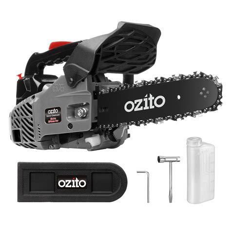ozito cc mm  stroke petrol chainsaw bunnings australia