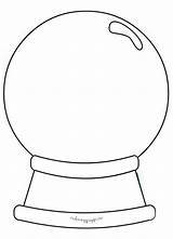 Globe Snow Winter Coloring Template Christmas Globes Crafts Preschool Printable Pages Craft Drawing Templates Printables Coloringpage Kids Eu Pyssel Classroom sketch template