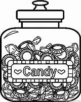 Coloring Candy Pages Printable Color Food Sheets Jar Candyland Bing Fruits Popular Kids Books sketch template