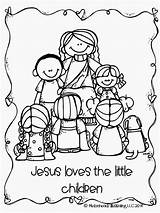 Coloring Jesus Loves Small Pages Popular Printables sketch template