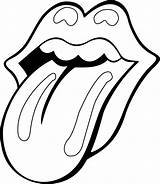 Rolling Stones Coloring Mouth Stone Tongue Tattoo Drawing Contour Template Lips Sheet Drawings Lengua Deviantart Logos Sheets Sketch Colouring Groups sketch template