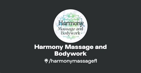 harmony massage  bodywork facebook linktree