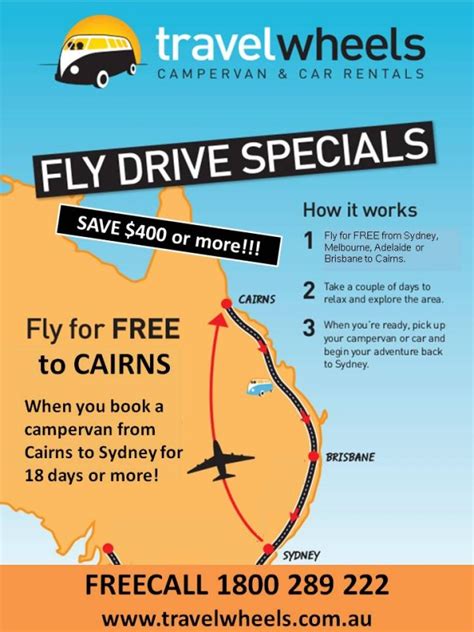 fly drive cairns sydney campervan hire   flight