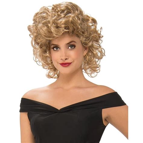 Shop Grease Bad Sandy Adult Costume Wig Yellow Overstock 18407718
