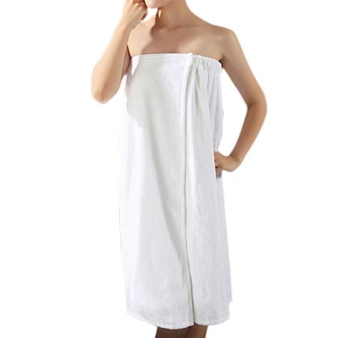 toptie women s cotton terry spa shower bath towel wrap