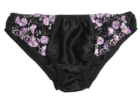 womens briefs panties 100 silk low rise with lace s m l xl xxl ebay