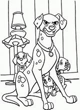 Dalmatians Dottie Coloring4free Sheets Protects Cliparts sketch template