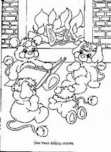 Popples Coloring Pages Cartoon 80s Chaos sketch template