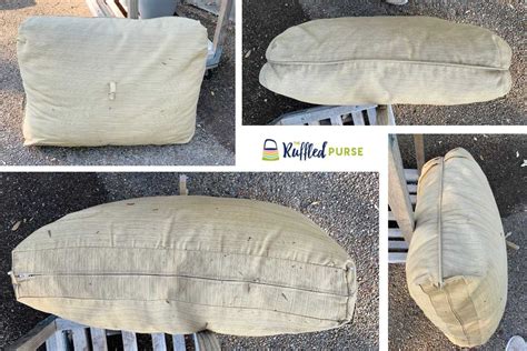 cushion covers  outdoor furniture  ruffled purse