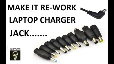 fix  repair broken laptop power cord charger pin