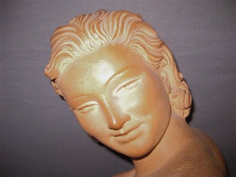 Large Art Deco Terracotta Sculpture Of A Nude France 1920 At 1stdibs