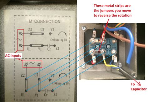 electric motor capacitor wiring diagram