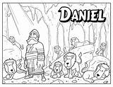 Daniel Dibujos Leones Coloring Recortar Lions Cristianas Historias Biblicas Laminas sketch template