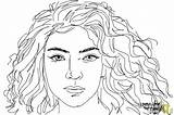 Lorde Drawingnow sketch template