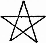 Pentagram Cliparts sketch template
