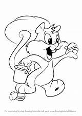 Skippy Squirrel Animaniacs Step Drawingtutorials101 Draw Drawing sketch template