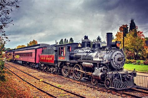 steam engine  steam train  toronto      stunning fall  steam