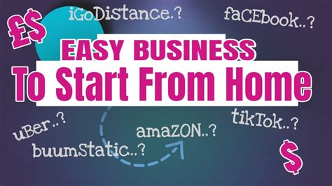 easy business  start  home uk  home based business   world youtube