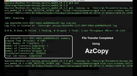 azcopy   data migration azcopy practical demo etl  microsoft azure youtube