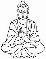 Buddha Coloring Pages Printable Getcolorings Color Lord sketch template
