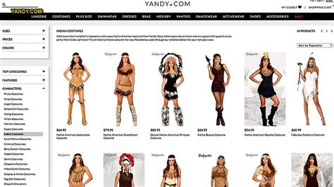 yandy s sexy native american costume sparks twitter backlash you re filth fox news