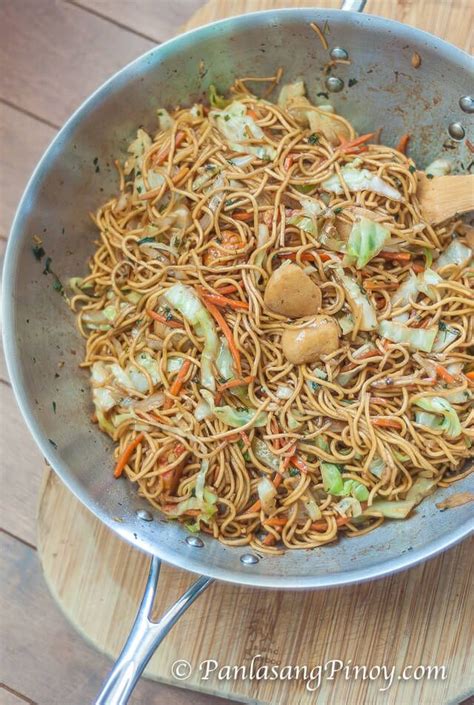 squid ball pancit canton recipe chow mein recipe