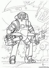 Coloring Futuristic Pages Army Future Wars Robot Boys Designlooter Infantryman Heavy Grunt Galactic Drawings 17kb 1429 Cyborg sketch template