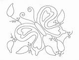 Coloring Butterfly Spring Kimara Weefolkart sketch template