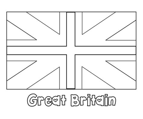 great britain flag coloring pages flag coloring pages britain flag