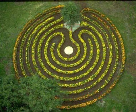 aerial view   circular garden design